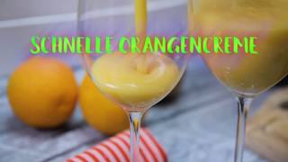 Schnelle Orangencreme  so fruchtig amp cremig [upl. by Nylednarb]