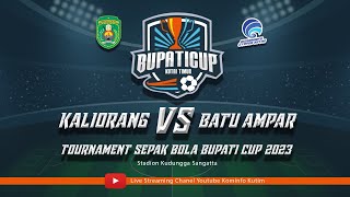 BUPATI CUP 2023 KALIORANG VS BATU AMPAR [upl. by Lirbaj]