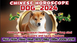 dog 2024 year of learning experience for dogs 2024 chinese horoscope prediction [upl. by Adali357]