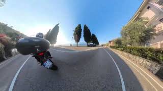 Lago dIdro  Lago di Ledro  Lago di Garda  Triumph Tiger Sport 660  Insta360 X4 Motorcycle Kit [upl. by Azilanna]