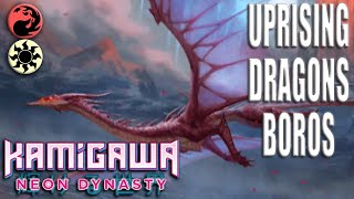 Dragon Uprising Boros 🔴⚪ Kamigawa Neon Dynasty MTG Standard [upl. by Gierc]