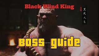 Black myth wukong black wind king boss guide [upl. by Naitirb781]