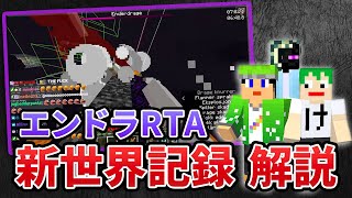 【エンドラRTA】世界記録を日本上位走者が解説！ 【マイクラ】 [upl. by Eatnuahs63]