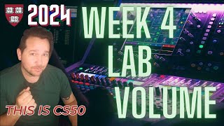 CS50 Volume  Lab 4  Volume Solution 2024 Beginners Guide for CS50 Week 4 [upl. by Carrington]