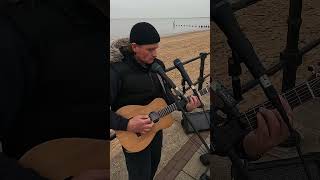 Building a loop for new man… looper livelooping looppedal loopstation busking livemusic [upl. by Eusadnilem134]