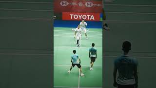 Point Terakhir HendraAhsan VS WeiWu Taiwan di R32 Thailand Open 2024 [upl. by Sheedy636]