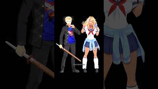 BULLIES AND DELINQUENTS  YANDERE SİMULATOR yanderesimulator anime edit fyp keşfet [upl. by Annauqal833]