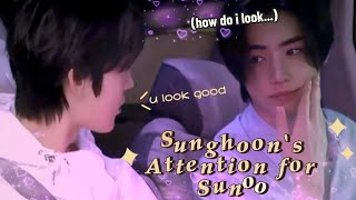 sunghoons extra attention for sunoo  sunsun  pt6 [upl. by Nakasuji504]