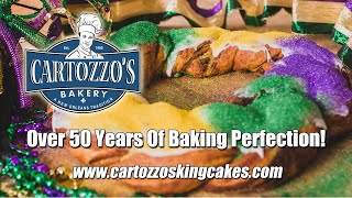 Cartozzos King Cakes  New Orleans Perfection For Over 50 Years [upl. by Glialentn]