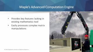 Maple Helps Hiab Simplify Their Crane Operation [upl. by Ahsiuqal721]