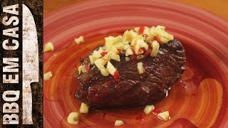 RECEITA DE PICANHA COM AZEITE TEMPERADO [upl. by Llien]