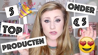 5 Top producten onder €5  Beste budget makeup [upl. by Pedroza]