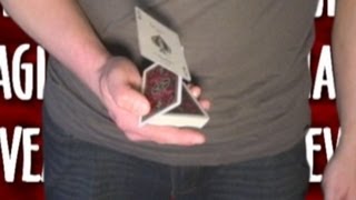 The Card Flip Trick MAGIC REVEALED One Handed Flip [upl. by Aw]