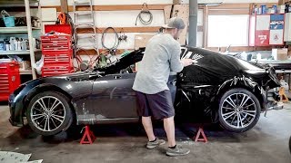 Vinyl Wrapping Car At Home In 10 Minutes [upl. by Weld800]