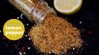 Homemade lemon pepper seasoning recipe [upl. by Namaj]