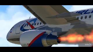 Ural Airlines Flight 178  Animation [upl. by Piselli]