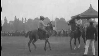 1915 Single Stick Fencing On Horseback  London [upl. by Daza]