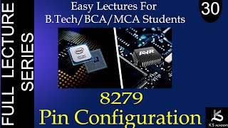 Pin Configuration Of 8279  Microprocessor And Microcontroller  BTech  Lect 30 [upl. by Yahs]