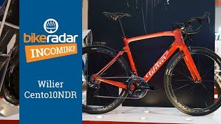 Wilier Cento10NDR 2018  ElastomerEquipped RimDisc Race Bike [upl. by Dreda]