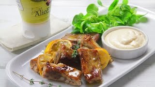 Costillas con alioli de manzana [upl. by Winther]