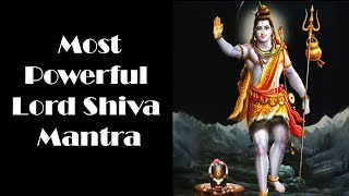 ॐ Most Powerful Lord Shiva Mantra to Remove Evil Negative Energy Shiva Namaskar Mantra ॐ [upl. by Anahcar]