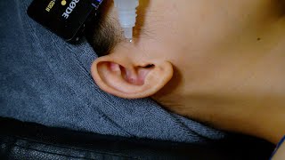 ASMR Clean your ears with soap bubbles its really relaxing [upl. by Seale]