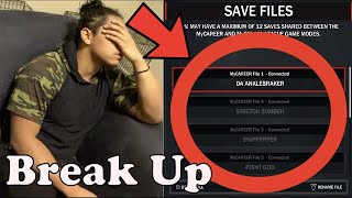 ANGRY GIRLFRIEND DELETES BOYFRIENDS NBA 2K MYCAREER PLAYERS BREAK UP [upl. by Ahsinan822]