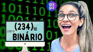 SISTEMA BINÁRIO  NÚMERO BINÁRIO  \Prof Gis Base decimal para número binário [upl. by Scheer]