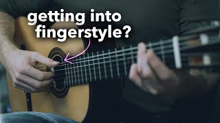 FINGERSTYLE Guitar For Absolute BEGINNERS chords and melody [upl. by Barbaresi]