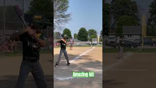 Amazing triple hit for 3 runs [upl. by Aliakam]