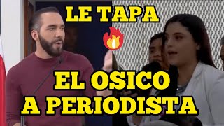 NAYIB BUKELE DEJÓ CALLADITA A PERIODISTA OPOSITORA QUE SE QUISO HACER LA INTELECTUAL [upl. by Cobbie735]