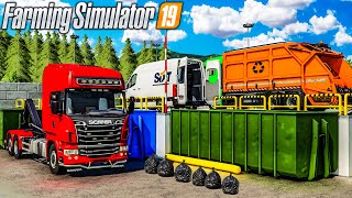 Tous les déchets A LA DECHARGE Farming Simulator 19 PAYSAGISTE [upl. by Gnol]