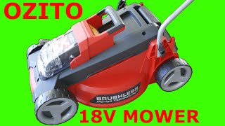 Bunnings Ozito Cordless Lawn Mower Kit Review [upl. by Niarfe752]