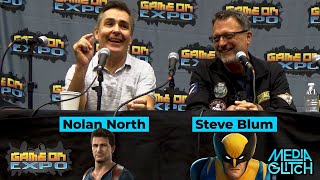 Nolan North and Steve Blum Panel Game on Expo 2023 [upl. by Aicilaana]