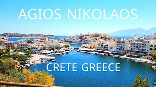 Exploring Agios Nikolaos Crete Greece  A Travelers Guide [upl. by Hehre]