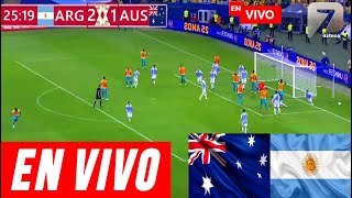 Argentina vs Australia En Vivo Partido Hoy Ver Dia Hora Y Canal TV Argentina vs Australia Octavos [upl. by Barmen]