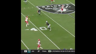 Travis Kelce catches for a 25yard Gain vs Las Vegas Raiders [upl. by Wampler]