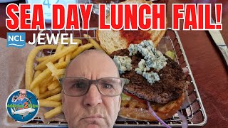 Norwegian Jewel Cruise The WORST Sea Day lunch [upl. by Auqined399]