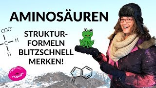 Aminosäuren lernen Struktur merken in kürzester Zeit  mit Gedächtnispalast vom Weltrekordhalter [upl. by Aenyl]