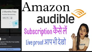 How to redeem 3 month free audible subscription google pay Gpay Amazon Coupons  Complete Process [upl. by Irena629]