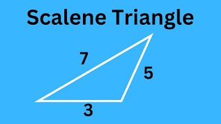 What is a scalene triangle [upl. by Mlohsihc]