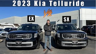 2023 Kia Telluride comparison EX vs SX FIVE major differences [upl. by Alyek]