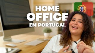 COMO EU CONSEGUI TRABALHAR DE CASA 🏠 TRABALHO REMOTO EM PORTUGAL  TEM EMPREGO HOME OFFICE [upl. by Harve]