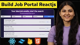 Build a Job Portal Website ReactJs Tailwind CSS amp Firebase [upl. by Dry]