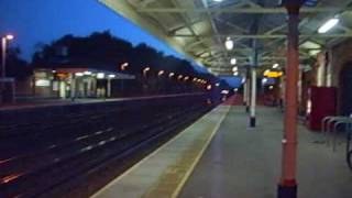 34067 tangmere at speed through brookwood [upl. by Atnwahsal]