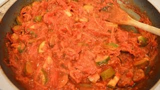 Tomato amp Zucchini Pasta Sauce Cooking with Kimberly [upl. by Brookner]