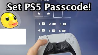 How to Set Passcode on PS5 [upl. by Gehlbach]