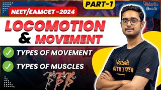 Locomotion and Movement 01  Types of Muscles  Types Of Movement  Class 11  NEETEAMCET 2024 [upl. by Lira]