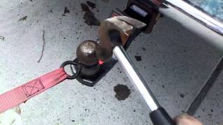 How To Remove A Trailer Hitch The FunDangerous Way [upl. by Downe741]