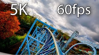 Typhoon front seat onride 5K POV 60fps Bobbejaanland [upl. by Yelnik]